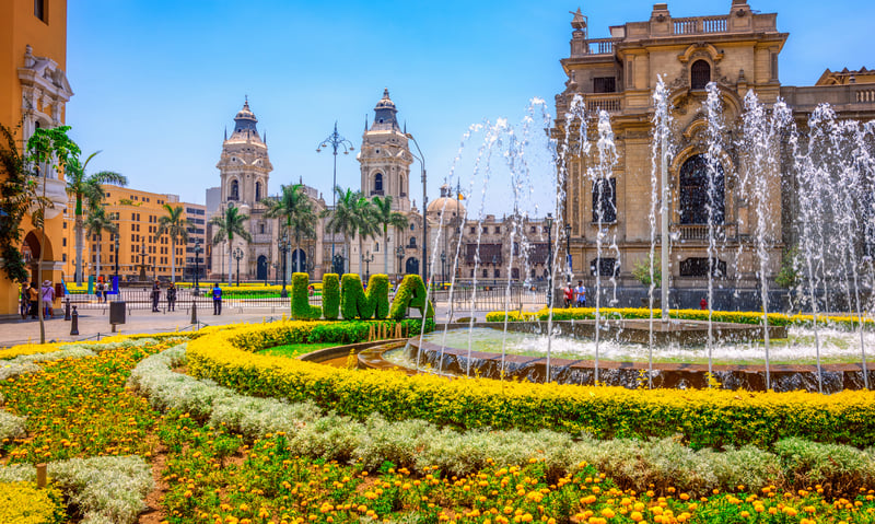 Enjoy a city tour of Lima, Peru.