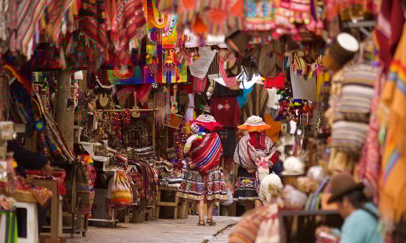 Immerse yourself in the local atmosphere of bustling markets.