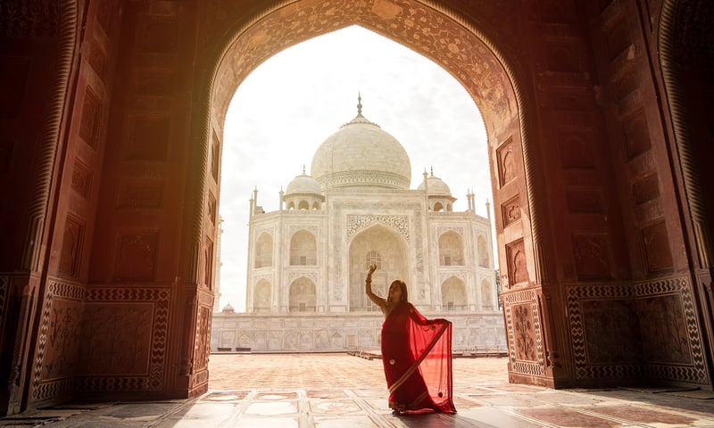 The Taj Mahal is a breathtaking testament to love.