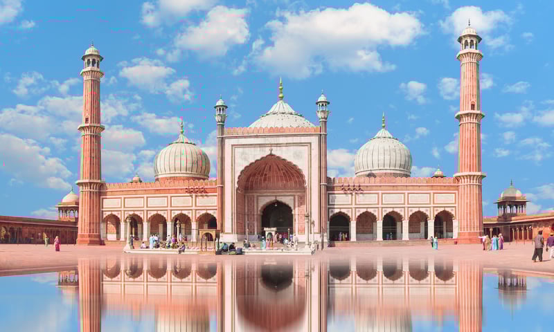 See Jama Masjid Mosque during a city tour of Delhi.