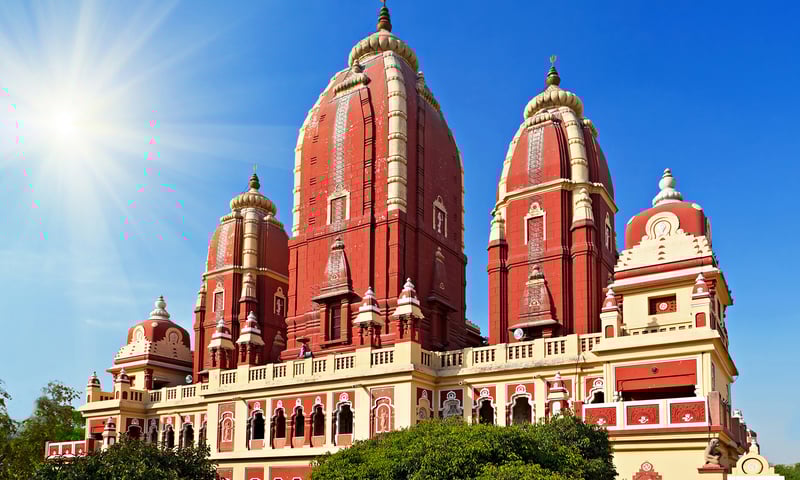 In Delhi, see the Laxmi Narayan Temple,  dedicated to Lakshmi, the goddess of prosperity.