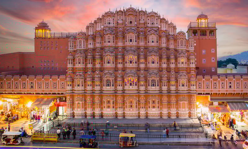 Visit the Hawa Mahal, City Palace and Jantar Mantar on an optional activity, charges apply.