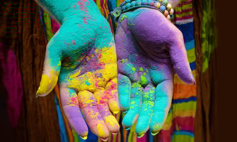 Holi festival predates the common era by several centuries.