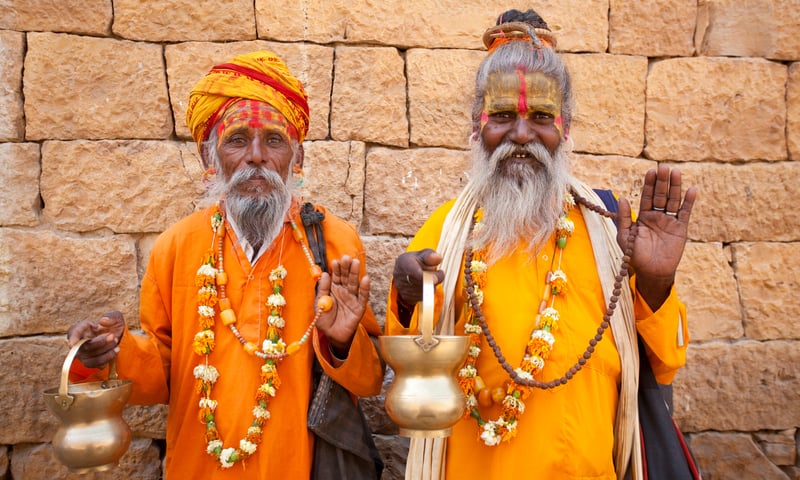 In India, a sadhu is a holy person or religious ascetic in Hinduism, Jainism, and Buddhism.