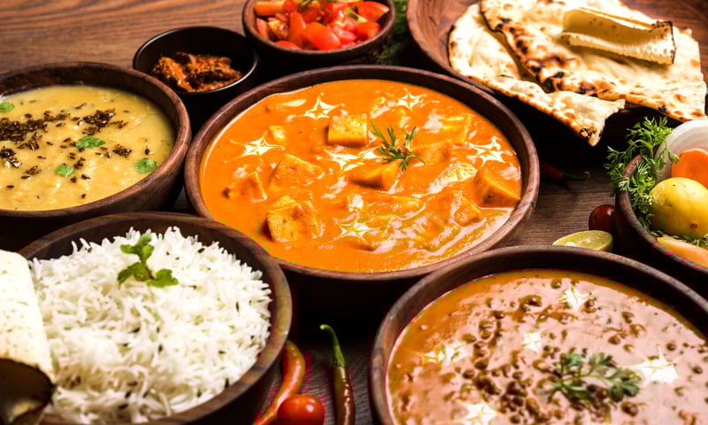 India offers a variety of culinary delights.