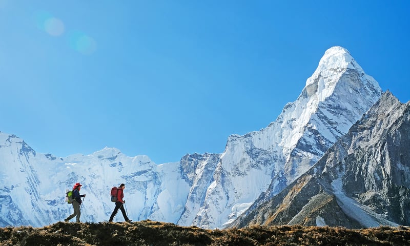 Witness the amazing views while on your trek.