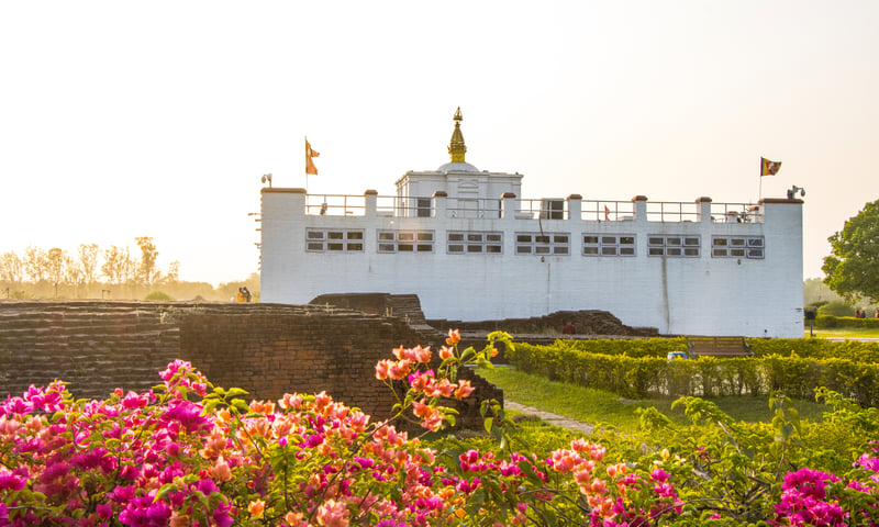Visit Mayadevi Temple, birthplace of the Buddha, in Lumbini, Nepal.
