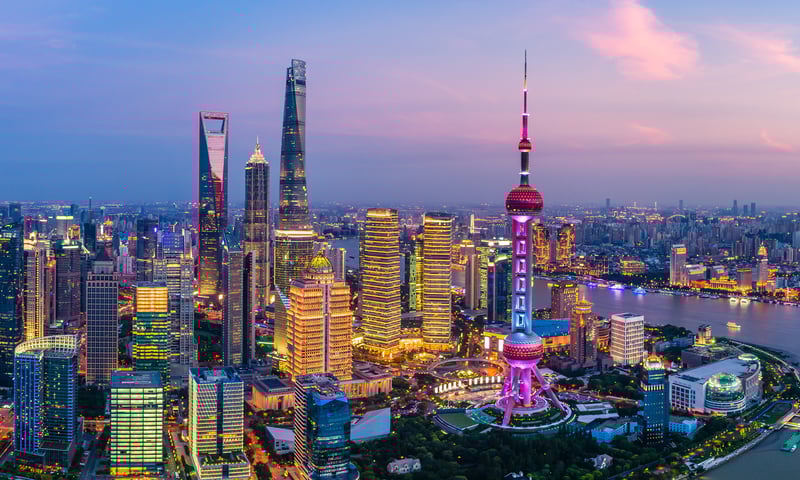 Take an optional night cruise in stunning Shanghai, China.