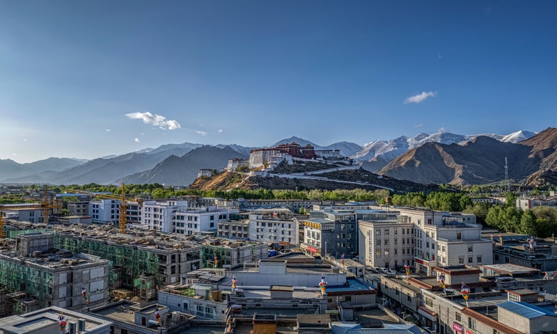 Lhasa is the capital of the Tibet region in China.