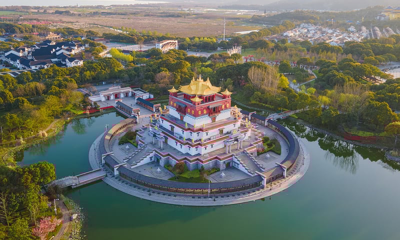 Wuxi is a peaceful, ancient city on Lake Tai, known for its scenery.