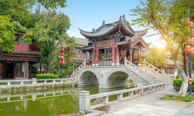 Yiren Ancient Town in Chuxiong.