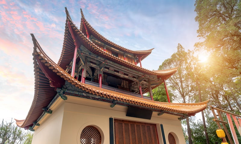 Daguan Lou Pavillion in Kunming.