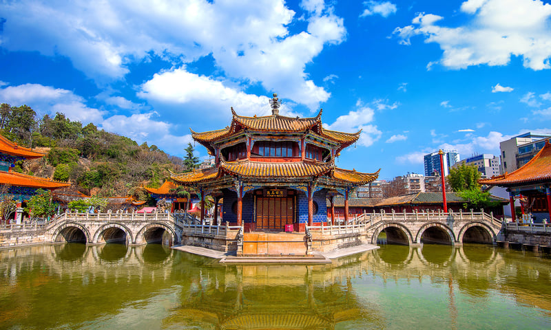 Youantong Temple in Kunming.