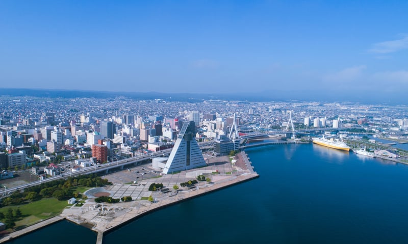 Aomori, Japan, is known for its modern architecture.