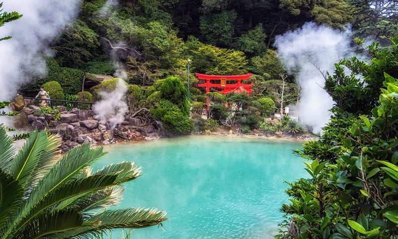 Discover the steaming onsens (hot springs) in Beppu (Itinerary 1 & 3, charges apply)