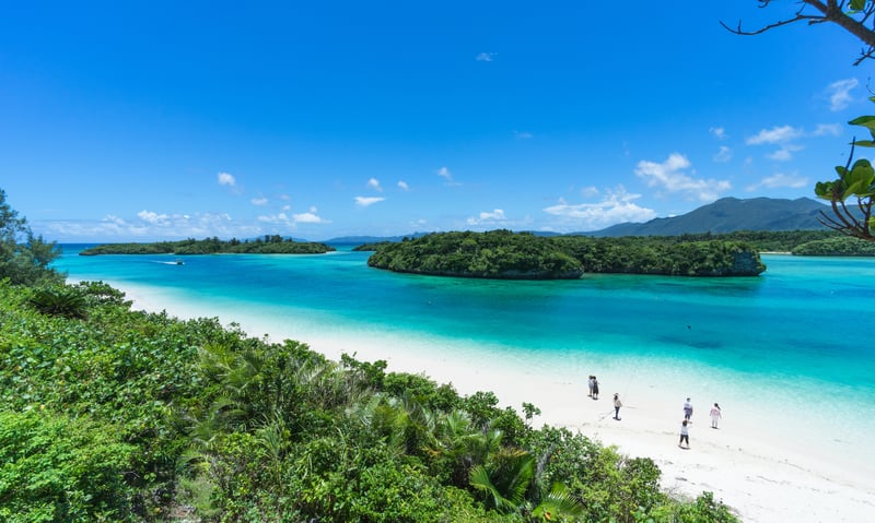 Ishigaki is a tropical island in Japan known for its stunning beaches.