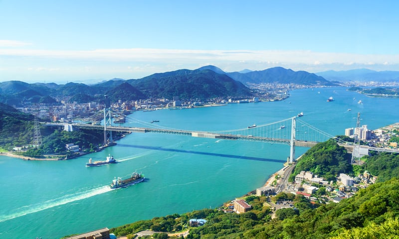 Cruise Kanmon Straits, an opportunity to experience one of Japan's most incredible waterways.