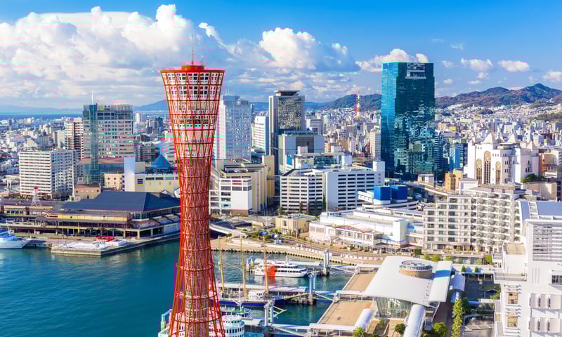 Kobe is one of the largest cities in Japan (Itinerary 2).