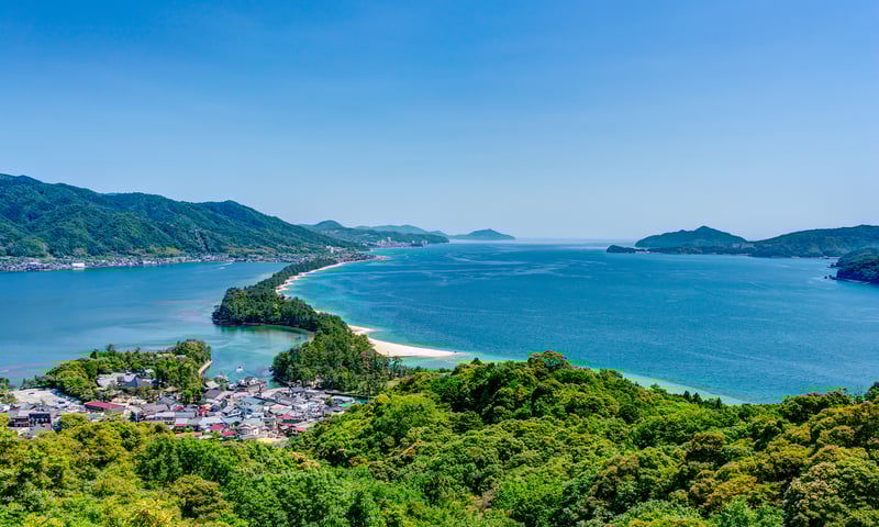 Maizuru is the gateway to the famous Amanohashidate, "Bridge to the Heavens", Itinerary 1.