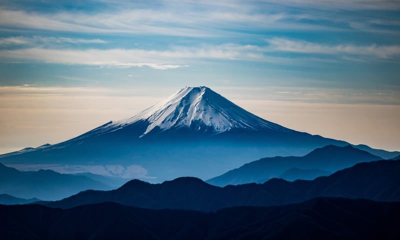 Marvel at the stunning scenery of Mt Fuji.