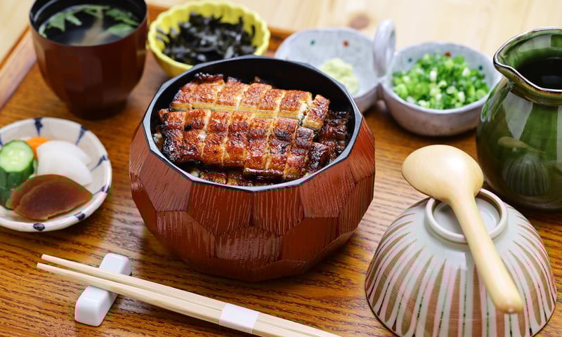 Try Nagoya's tasty Unagi dish, Hitsumabushi in your leisure time (Itinerary 1 & 3, charges apply).