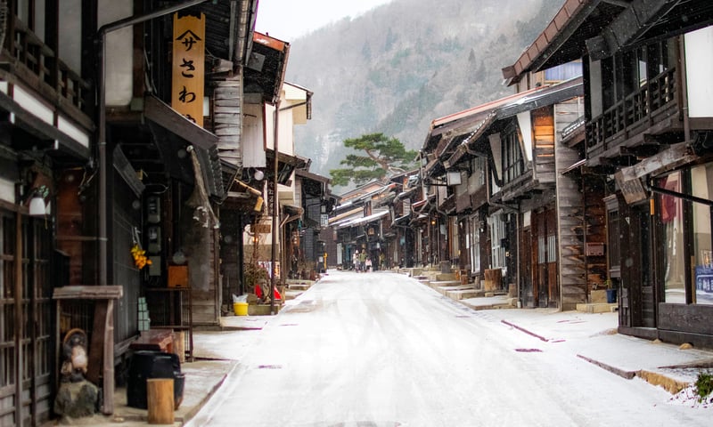 Japan's Narai-juku is a postal town dating back more than 400 years to the Edo period.