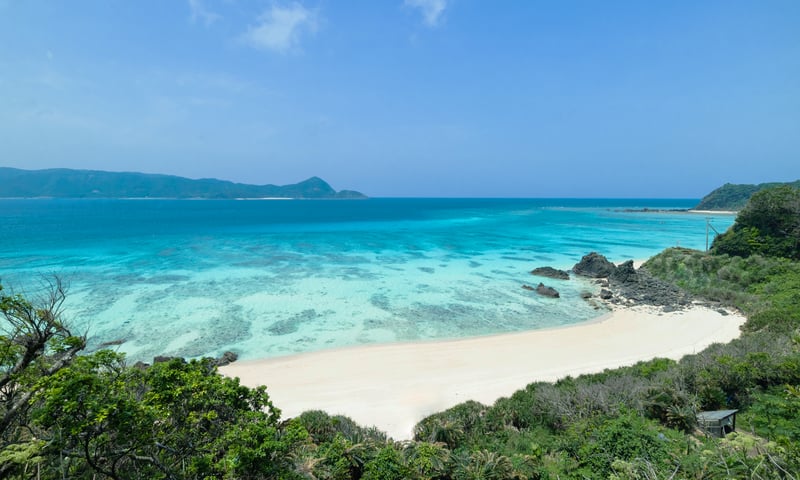 Soak in the tropical atmosphere of Amami Oshima Island, Naze, Japan.