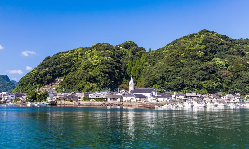Sakitsu Church in Sakitsu, Japan.