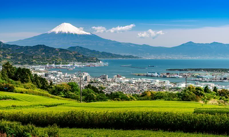 Look for Mount Fuji while docked in Shimizu, Japan, Itinerary 2.