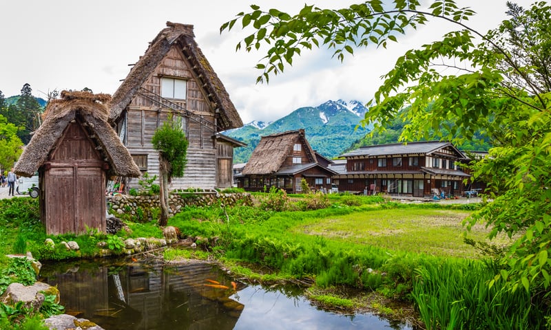 Step back in time with an optional tour to UNESCO World Heritage-listed Shirakawago Village, Japan.