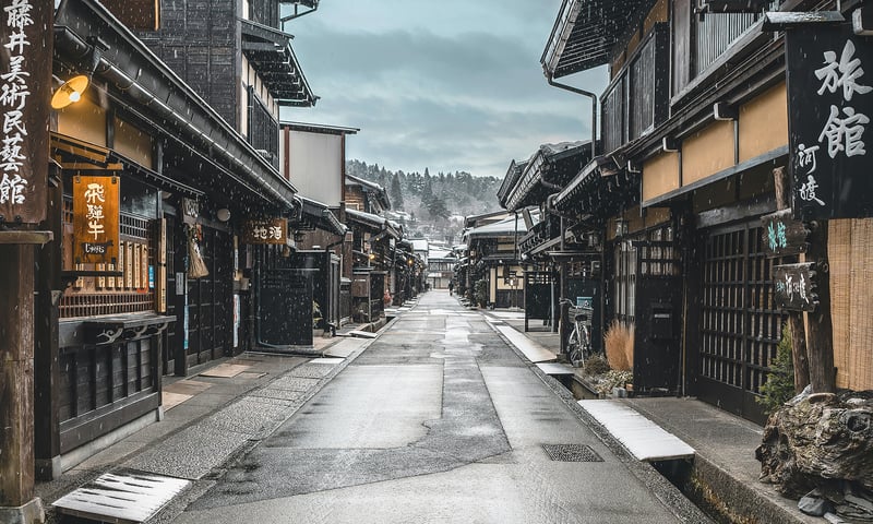 Stroll along historic Sannomachi Street while in Takayama.