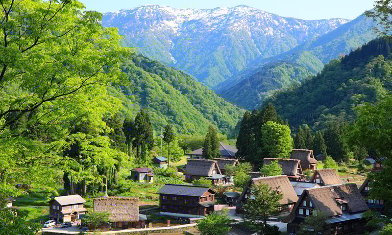 Discover Toyama's UNESCO-listed Gokayama village and stunning mountain landscapes, Itinerary 4 only.