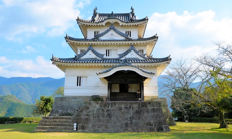 Uwajima Castle in Uwajima, Japan.