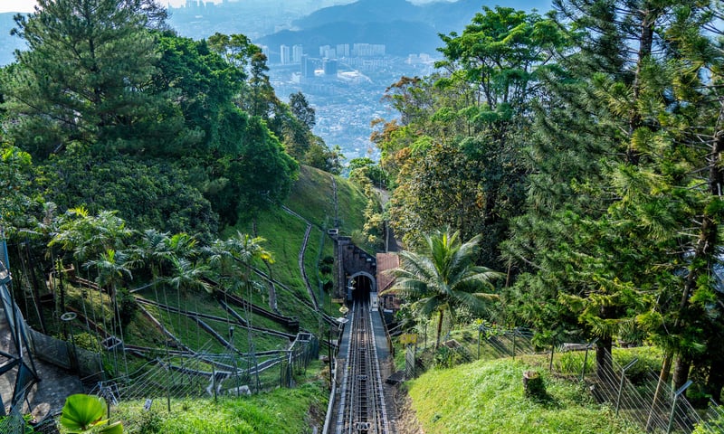 See Penang from above on the Penang Hill Funicular Railway (additional fees may apply).