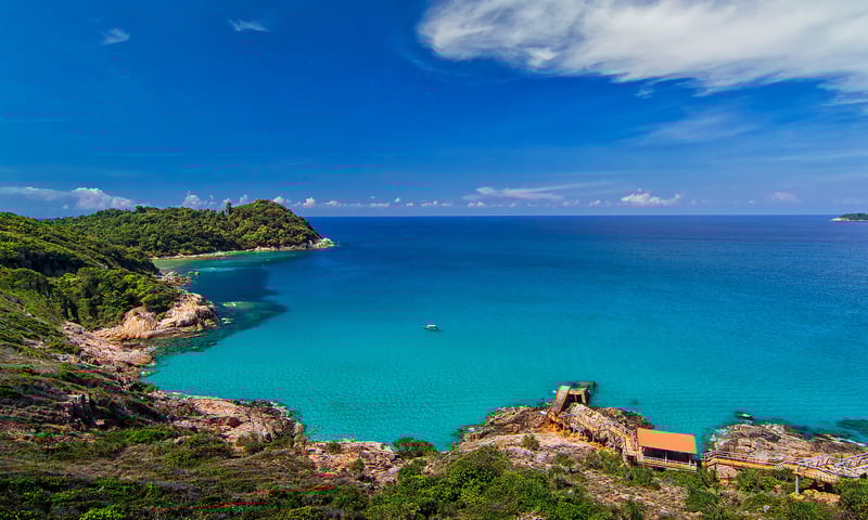 Lace up your hiking boots to explore panoramic Perhentian Island views.