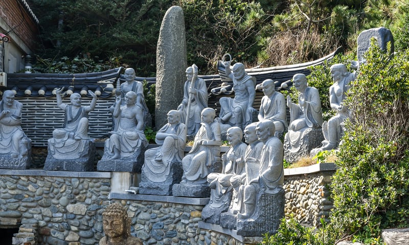 Haedong Yonggungsa is a Buddhist Temple in Busan, South Korea.