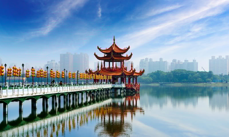 Kaohsiung is a vibrant, modern port city.