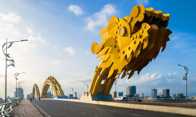 The Dragon Bridge, Da Nang, Vietnam.