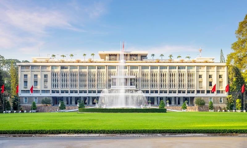 Seek out the Independence Palace in Ho Chi Minh City, Vietnam.