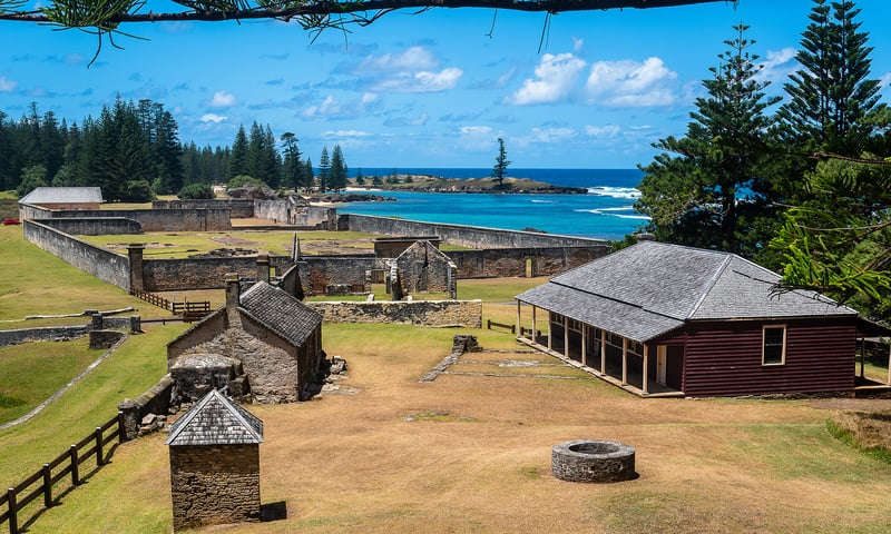 Dock at historic Norfolk Island to discover Australia's convict history and more.