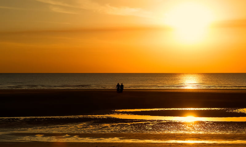 While in port, Darwin offers stunning sunsets and a lively waterfront.