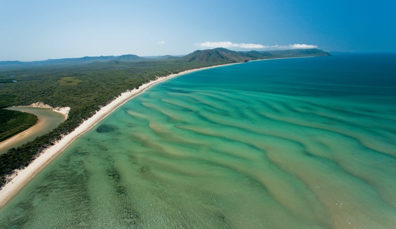 Discover the pristine landscapes surrounding Cooktown, Queensland.