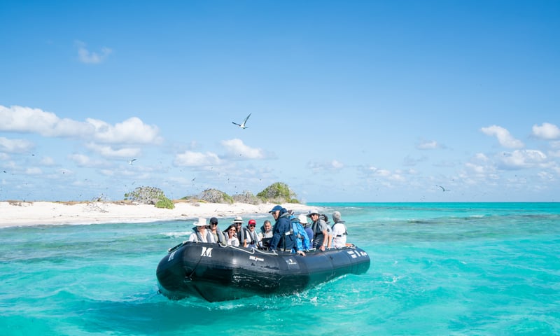 Ashmore Reef is a remote Australian marine park known for its biodiversity.