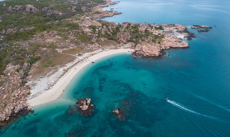 Vansittart Bay features beaches and aircraft wrecks.