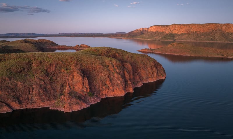 Discover the magnificent scenery of Lake Argyle.