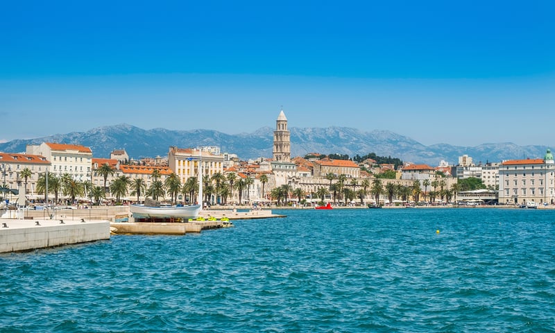 The antiquity of Split Harbour and Diocletian's Palace will captivate you, Itinerary 1.