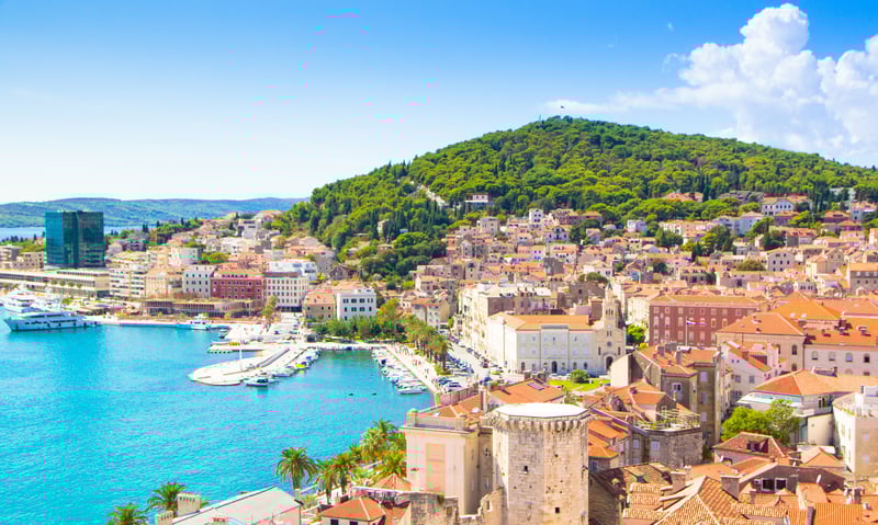 Step into Split, the main Croatian city located on the Dalmatian Coast.