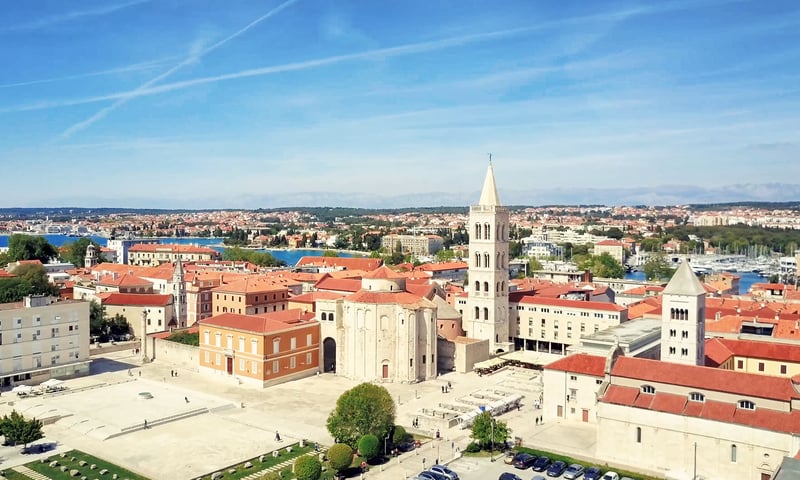 Discover the Old Town of Zadar, Croatia (Itinerary 1 only).