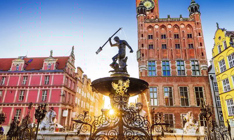Step further afield from impressive beaches of Gdynia, Poland to picturesque Gdansk, nearby.