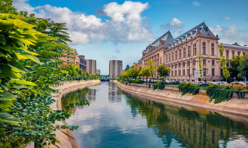 End your adventure in Bucharest, Romania.